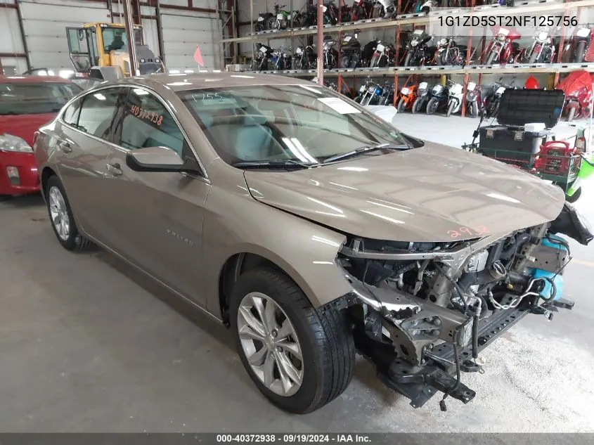 2022 Chevrolet Malibu Fwd Lt VIN: 1G1ZD5ST2NF125756 Lot: 40372938