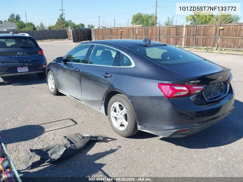 2022 Chevrolet Malibu Fwd Lt VIN: 1G1ZD5ST7NF133772 Lot: 40447464