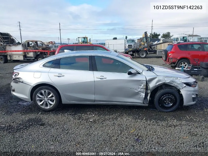 2022 Chevrolet Malibu Fwd Lt VIN: 1G1ZD5ST9NF142263 Lot: 40453541