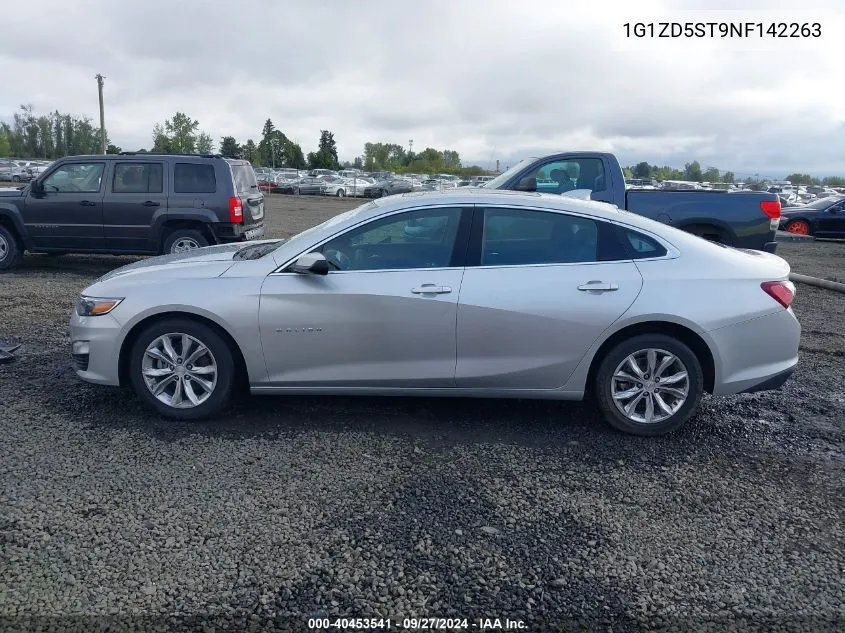 2022 Chevrolet Malibu Fwd Lt VIN: 1G1ZD5ST9NF142263 Lot: 40453541