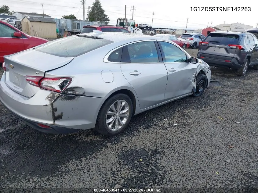 2022 Chevrolet Malibu Fwd Lt VIN: 1G1ZD5ST9NF142263 Lot: 40453541