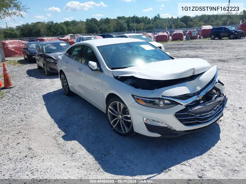 2022 Chevrolet Malibu Lt VIN: 1G1ZD5ST9NF162223 Lot: 40468089