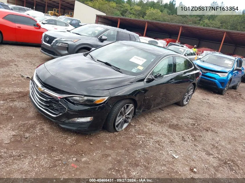 2022 Chevrolet Malibu Fwd Lt VIN: 1G1ZD5ST7NF163354 Lot: 40468431