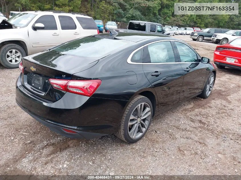 2022 Chevrolet Malibu Fwd Lt VIN: 1G1ZD5ST7NF163354 Lot: 40468431