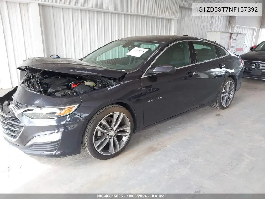 1G1ZD5ST7NF157392 2022 Chevrolet Malibu Lt