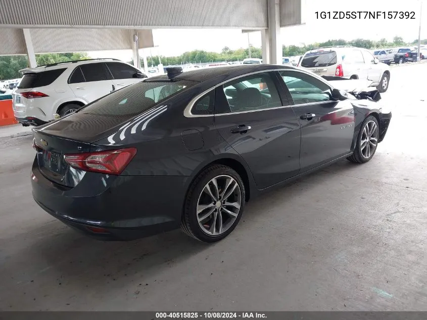 1G1ZD5ST7NF157392 2022 Chevrolet Malibu Lt