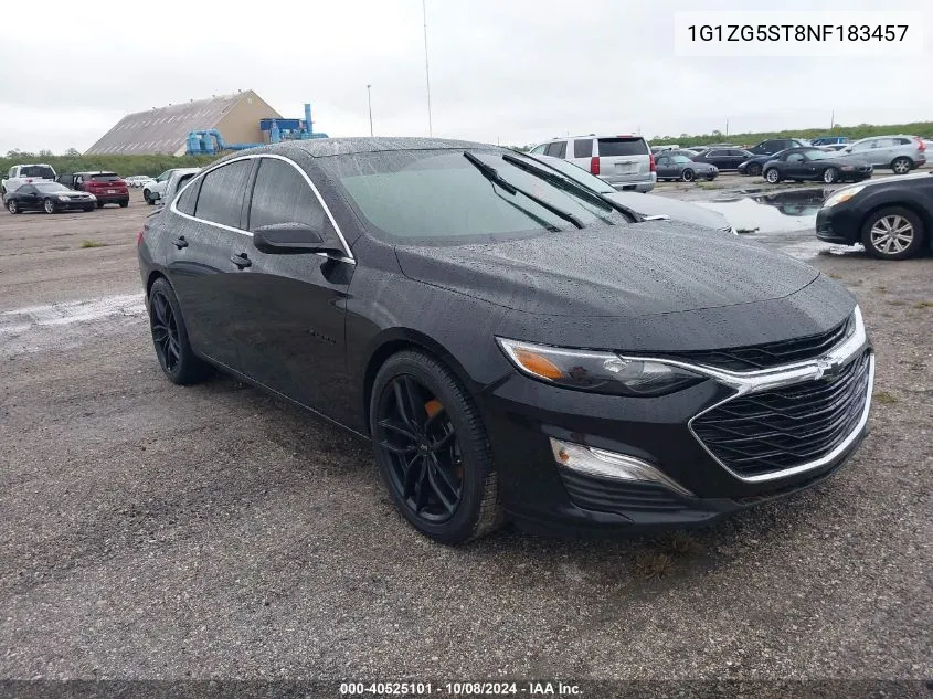 2022 Chevrolet Malibu Rs VIN: 1G1ZG5ST8NF183457 Lot: 40525101