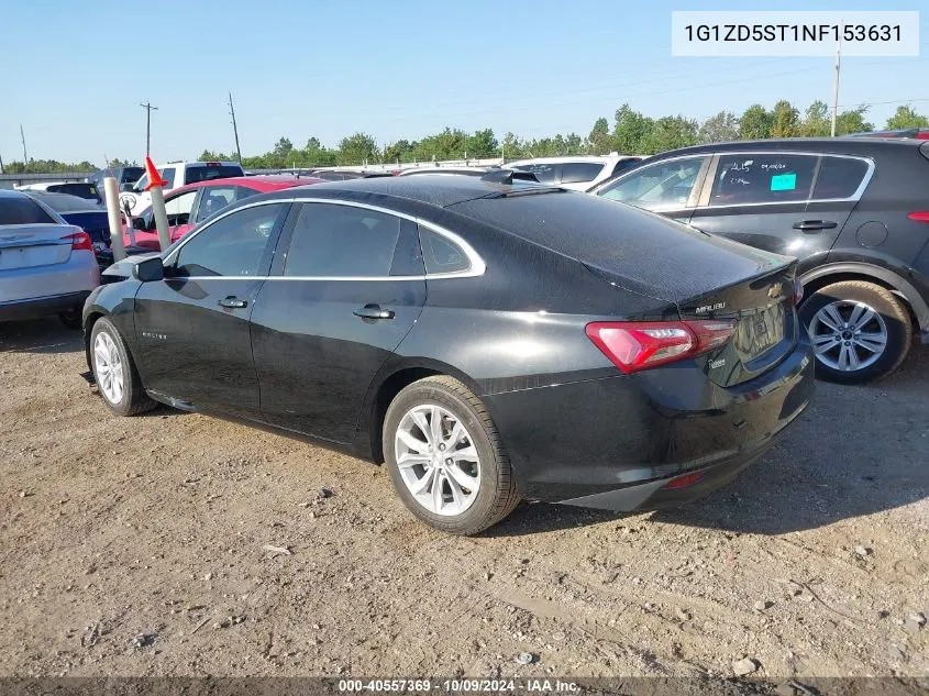 2022 Chevrolet Malibu Fwd Lt VIN: 1G1ZD5ST1NF153631 Lot: 40557369