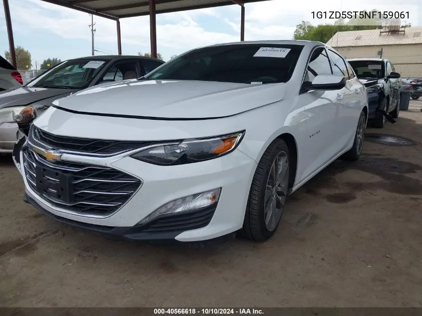 2022 Chevrolet Malibu Fwd Lt VIN: 1G1ZD5ST5NF159061 Lot: 40566618