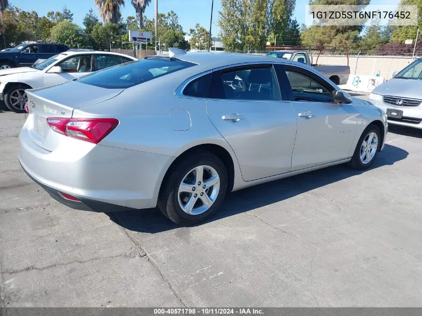 2022 Chevrolet Malibu Fwd Lt VIN: 1G1ZD5ST6NF176452 Lot: 40571798