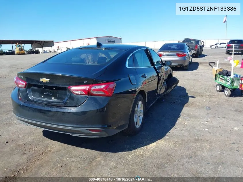 2022 Chevrolet Malibu Fwd Lt VIN: 1G1ZD5ST2NF133386 Lot: 40576748