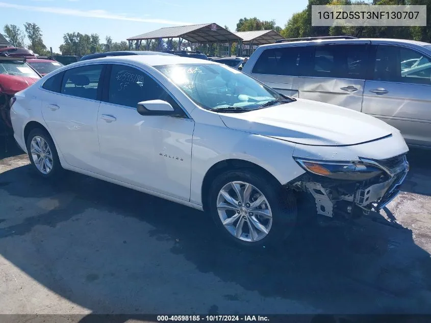 2022 Chevrolet Malibu Fwd Lt VIN: 1G1ZD5ST3NF130707 Lot: 40598185