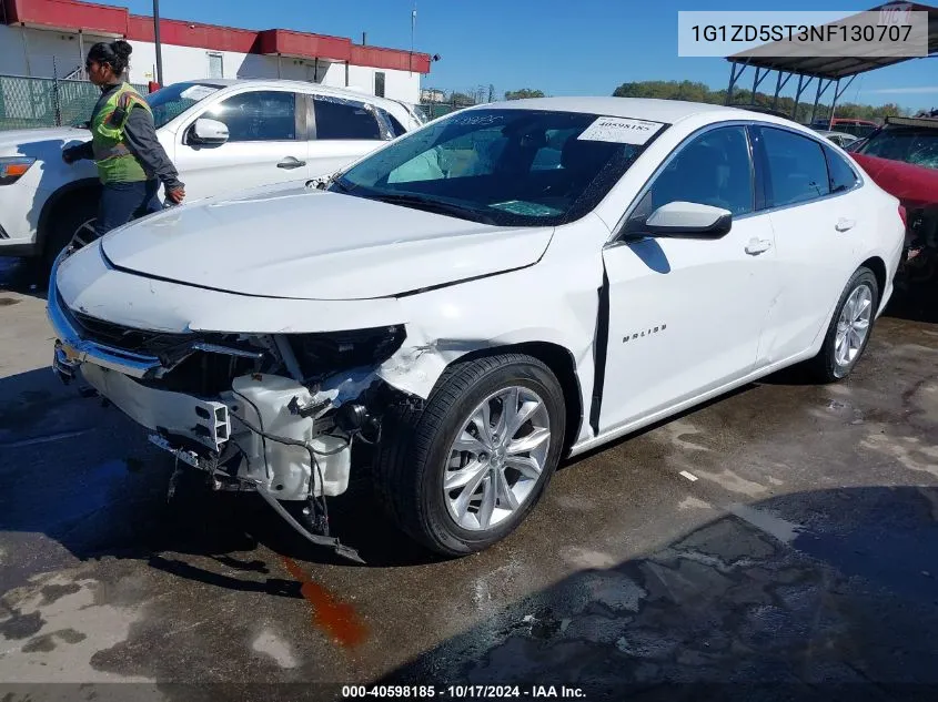 2022 Chevrolet Malibu Fwd Lt VIN: 1G1ZD5ST3NF130707 Lot: 40598185