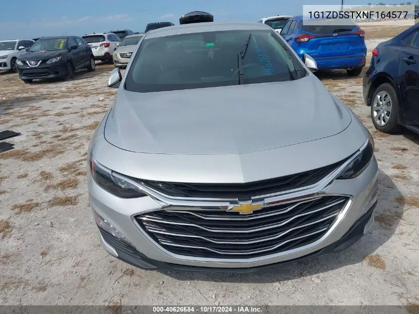 2022 Chevrolet Malibu Fwd Lt VIN: 1G1ZD5STXNF164577 Lot: 40626684