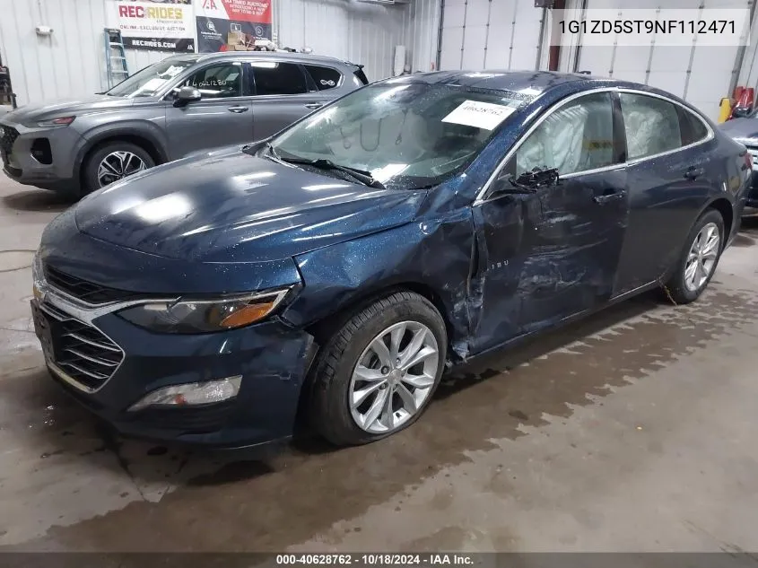 2022 Chevrolet Malibu Fwd Lt VIN: 1G1ZD5ST9NF112471 Lot: 40628762