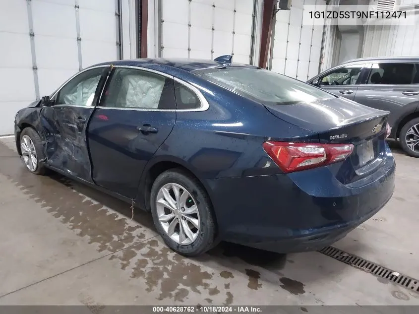 2022 Chevrolet Malibu Fwd Lt VIN: 1G1ZD5ST9NF112471 Lot: 40628762