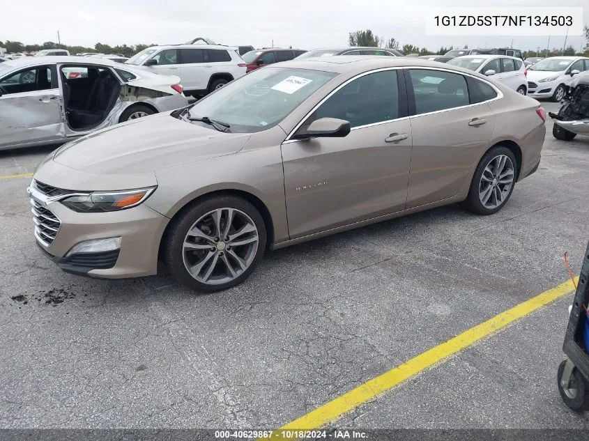 2022 Chevrolet Malibu Fwd Lt VIN: 1G1ZD5ST7NF134503 Lot: 40629867