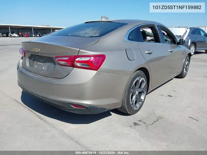 2022 Chevrolet Malibu Fwd Lt VIN: 1G1ZD5ST1NF159882 Lot: 40670819