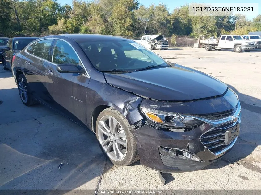 2022 Chevrolet Malibu Fwd Lt VIN: 1G1ZD5ST6NF185281 Lot: 40798393