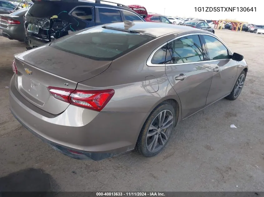 2022 Chevrolet Malibu Fwd Lt VIN: 1G1ZD5STXNF130641 Lot: 40813633