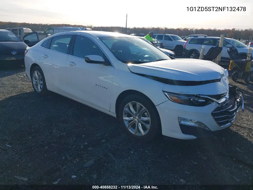 2022 Chevrolet Malibu Fwd Lt VIN: 1G1ZD5ST2NF132478 Lot: 40858232