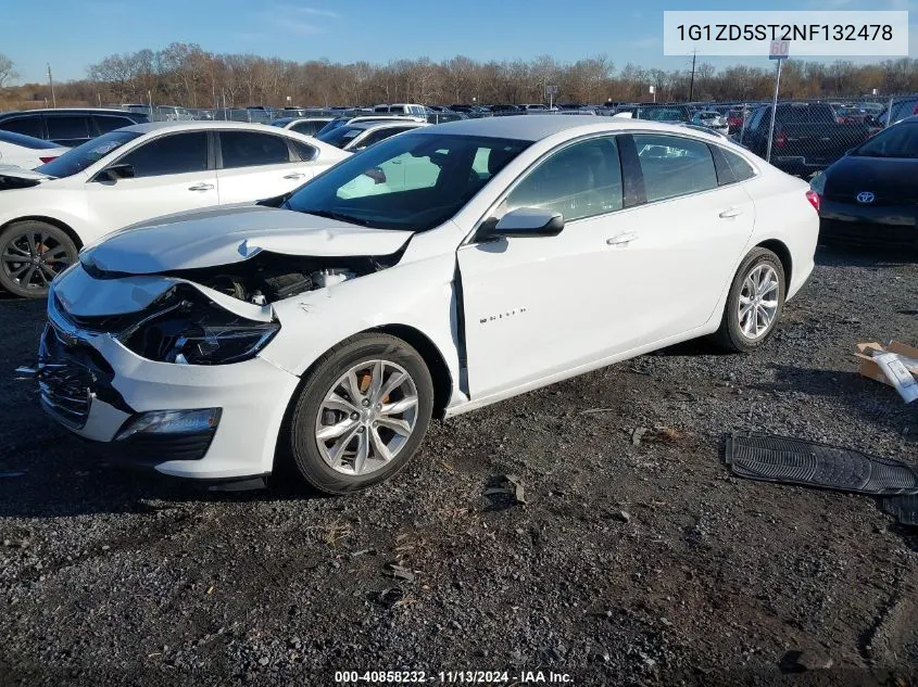 2022 Chevrolet Malibu Fwd Lt VIN: 1G1ZD5ST2NF132478 Lot: 40858232