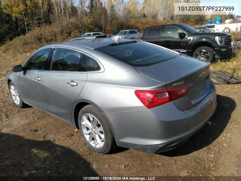 2023 Chevrolet Malibu VIN: 1G1ZD5ST7PF227959 Lot: 12129055