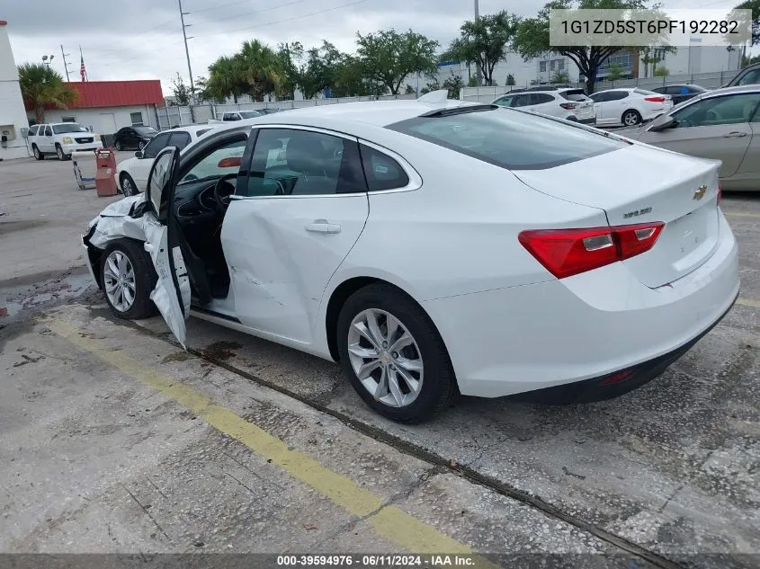 2023 Chevrolet Malibu Fwd 1Lt VIN: 1G1ZD5ST6PF192282 Lot: 39594976