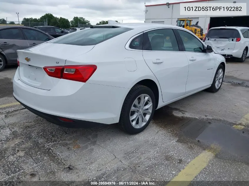 2023 Chevrolet Malibu Fwd 1Lt VIN: 1G1ZD5ST6PF192282 Lot: 39594976