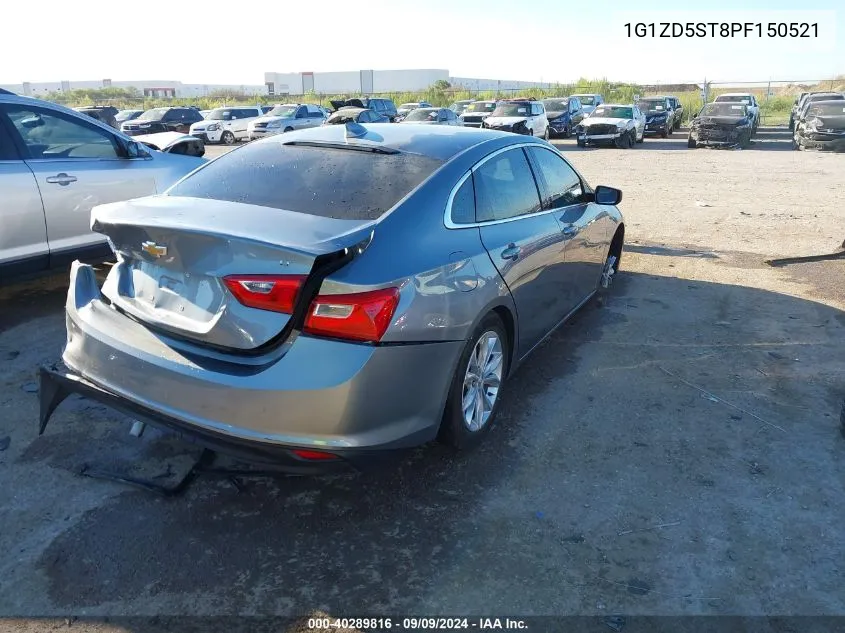 1G1ZD5ST8PF150521 2023 Chevrolet Malibu Fwd 1Lt