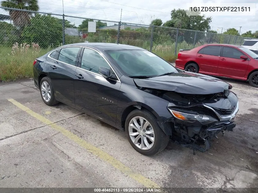 1G1ZD5STXPF221511 2023 Chevrolet Malibu Fwd 1Lt