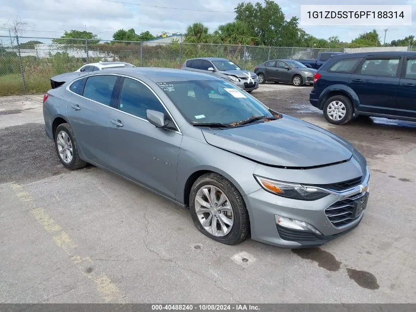 2023 Chevrolet Malibu Fwd 1Lt VIN: 1G1ZD5ST6PF188314 Lot: 40488240