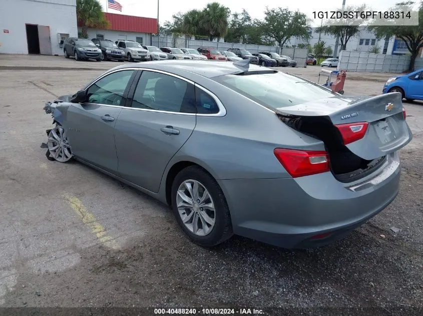 2023 Chevrolet Malibu Fwd 1Lt VIN: 1G1ZD5ST6PF188314 Lot: 40488240