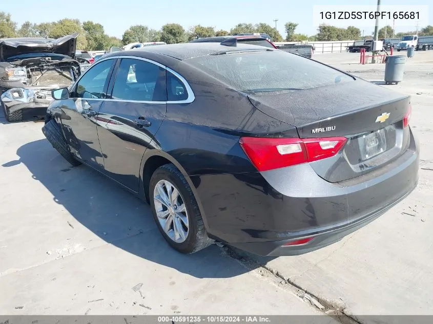 2023 Chevrolet Malibu Fwd 1Lt VIN: 1G1ZD5ST6PF165681 Lot: 40591235