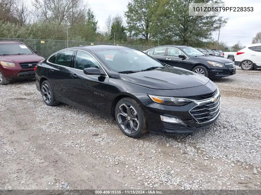 2023 Chevrolet Malibu Fwd 1Lt VIN: 1G1ZD5ST9PF228353 Lot: 40619335