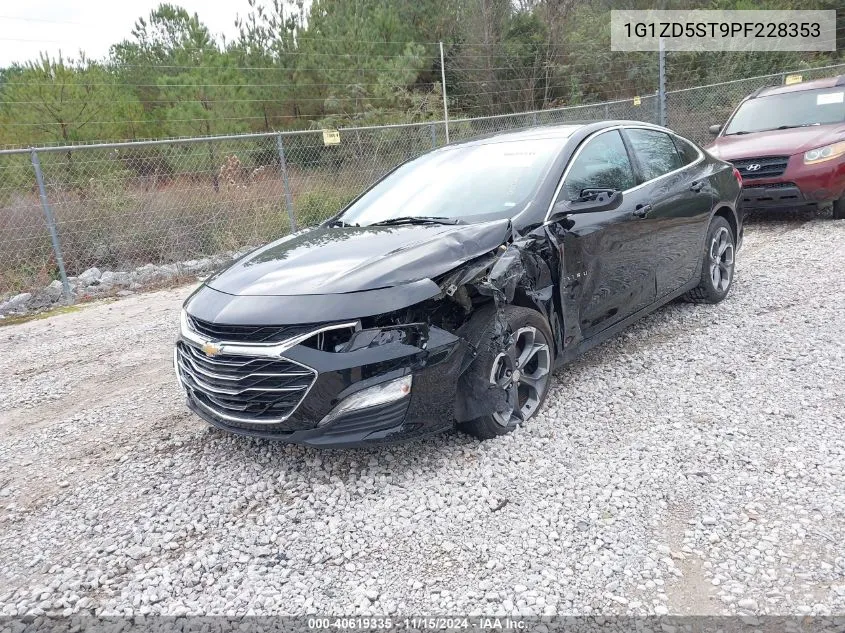 2023 Chevrolet Malibu Fwd 1Lt VIN: 1G1ZD5ST9PF228353 Lot: 40619335