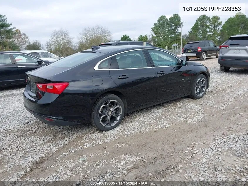 2023 Chevrolet Malibu Fwd 1Lt VIN: 1G1ZD5ST9PF228353 Lot: 40619335