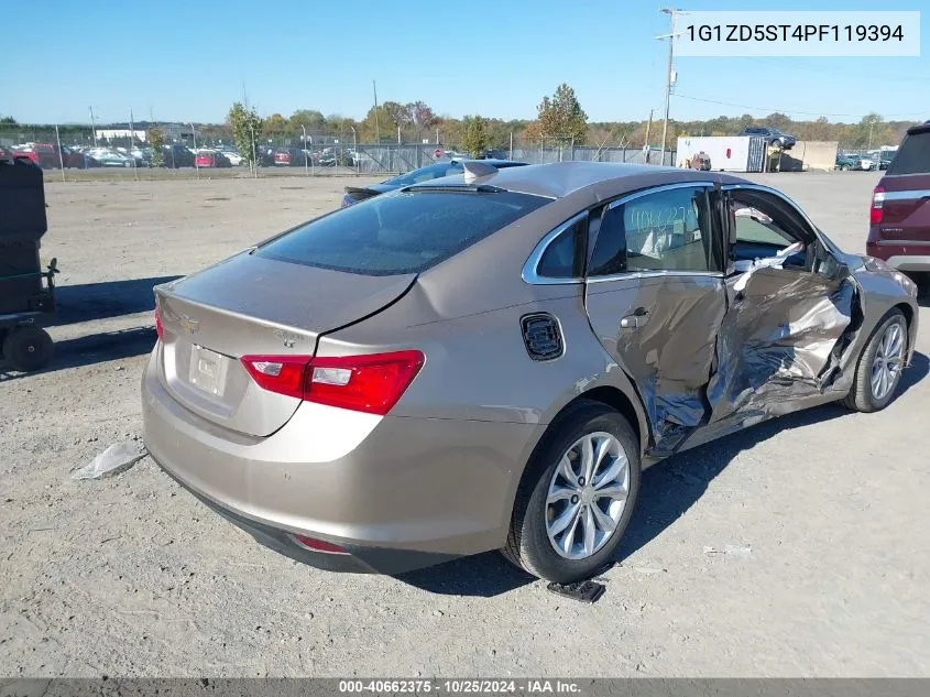 2023 Chevrolet Malibu Fwd 1Lt VIN: 1G1ZD5ST4PF119394 Lot: 40662375