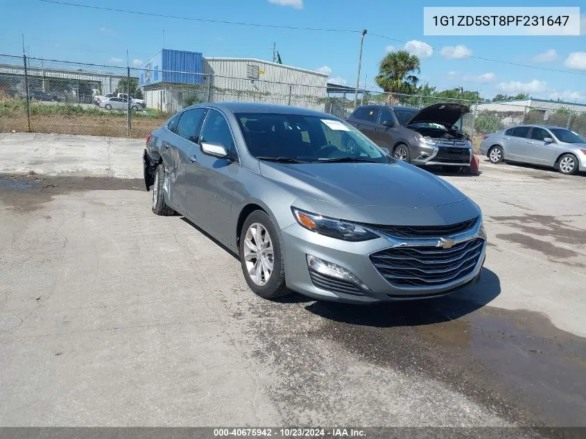 2023 Chevrolet Malibu Fwd 1Lt VIN: 1G1ZD5ST8PF231647 Lot: 40675942