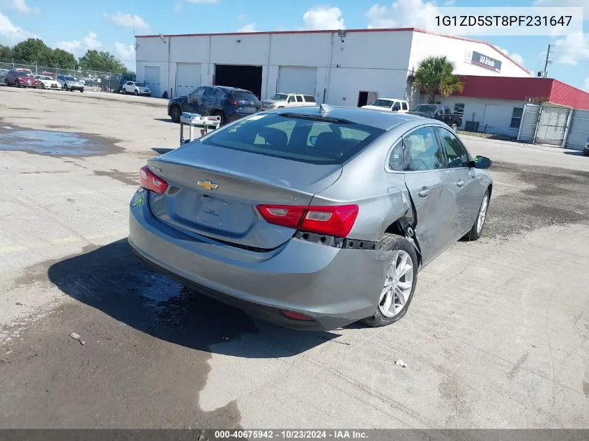 1G1ZD5ST8PF231647 2023 Chevrolet Malibu Fwd 1Lt