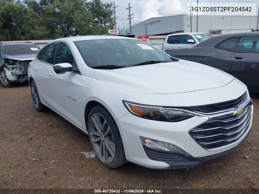 2023 Chevrolet Malibu Lt VIN: 1G1ZD5ST2PF204542 Lot: 40725432