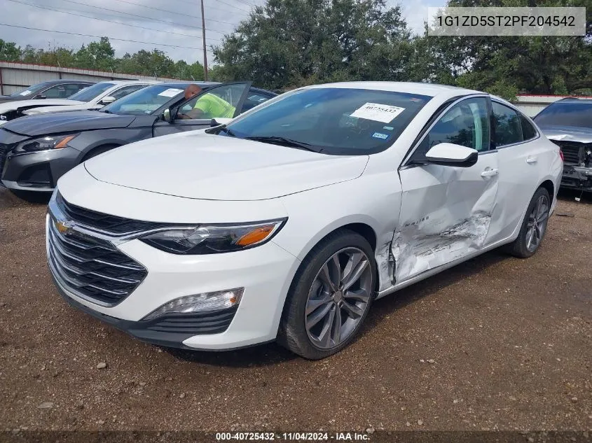 2023 Chevrolet Malibu Lt VIN: 1G1ZD5ST2PF204542 Lot: 40725432