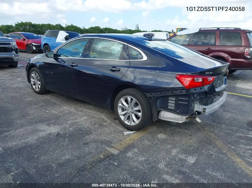 1G1ZD5ST1PF240058 2023 Chevrolet Malibu Fwd 1Lt