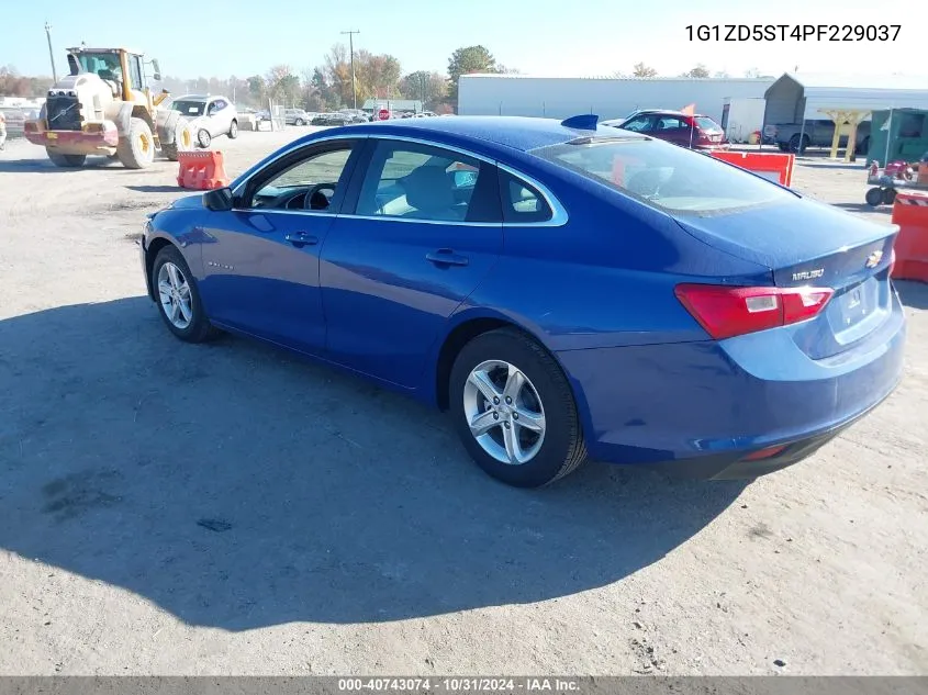 2023 Chevrolet Malibu Fwd 1Lt VIN: 1G1ZD5ST4PF229037 Lot: 40743074