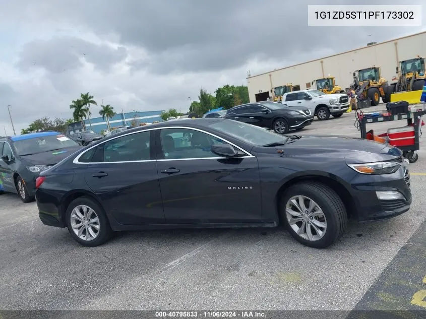 2023 Chevrolet Malibu Fwd 1Lt VIN: 1G1ZD5ST1PF173302 Lot: 40795833