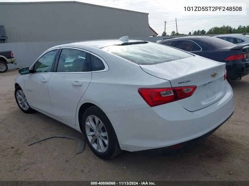 2023 Chevrolet Malibu Fwd 1Lt VIN: 1G1ZD5ST2PF248508 Lot: 40856068