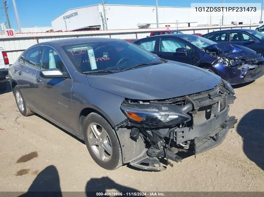 2023 Chevrolet Malibu Fwd 1Lt VIN: 1G1ZD5ST1PF231473 Lot: 40879986