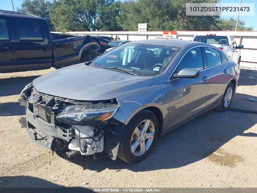 2023 Chevrolet Malibu Fwd 1Lt VIN: 1G1ZD5ST1PF231473 Lot: 40879986