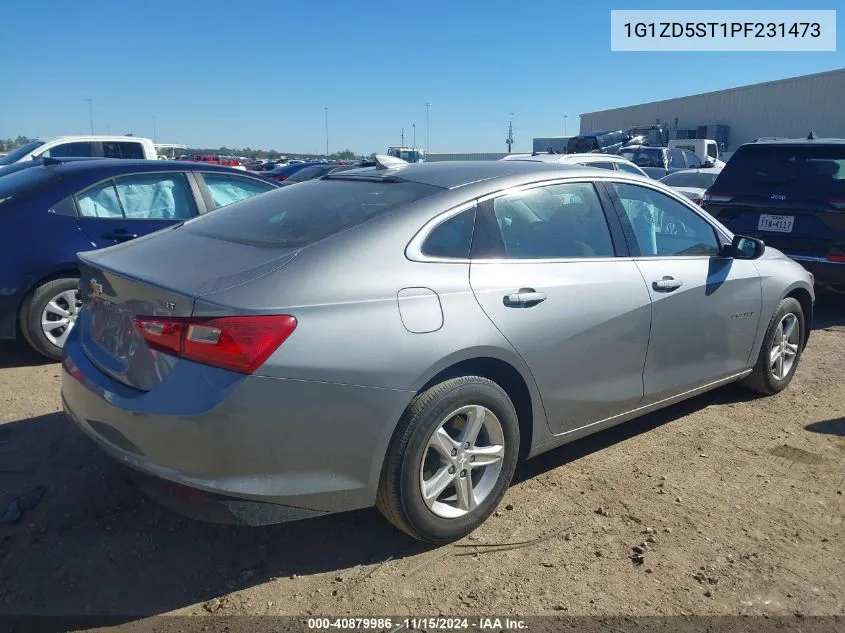 2023 Chevrolet Malibu Fwd 1Lt VIN: 1G1ZD5ST1PF231473 Lot: 40879986