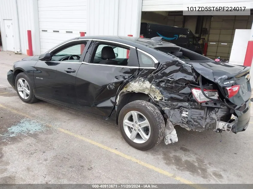 2023 Chevrolet Malibu Lt VIN: 1G1ZD5ST6PF224017 Lot: 40913671